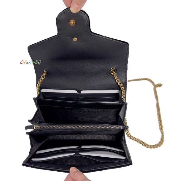 Gucci GG Marmont Matelassé Velvet Chain Bag - Picture 6 of 8